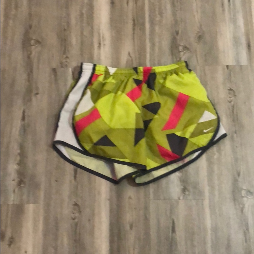 Green Pattern Nike Shorts